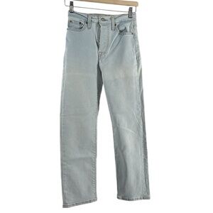 Levi’s wedgie straight jeans light wash with some distressing y2k sz 26
